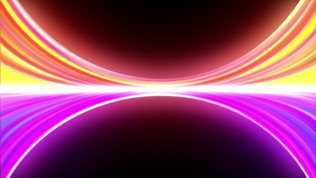 black hole's event horizon. Loop animation