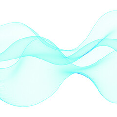 Blue wave. Modern design element. Abstract illustration. eps 10