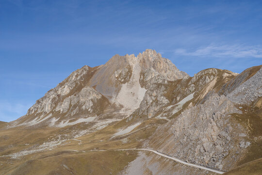 Colle Valcavera mountain pass, Piedmont, Italy