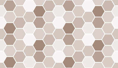 Bee honeycomb seamless pattern, art honey texture