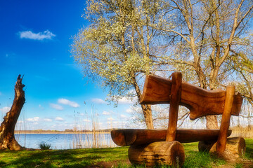 Blankensee  - Seelandschaft - Frühling -  - Blankensee - Trebbin  - Brandenburg - Deutschland -...