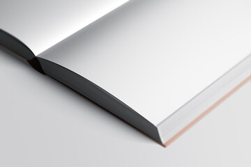 Maquete de livro A4 de capa dura branding mockup 3d