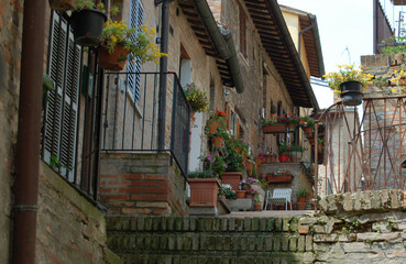 Fototapeta na wymiar Borgo italiano antico
