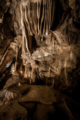 La grotte de Trabuc, surnommée la « grotte aux 100 000 soldats », se situe dans le nord du département du Gard, sur la commune de Mialet proche de la ville d'Anduze, Languedoc-Roussillon