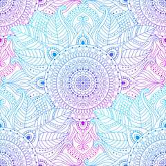 Seamless oriental arabesque pattern
