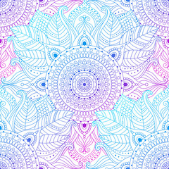 Seamless oriental arabesque pattern