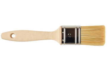 Paint brush isolated over white background.