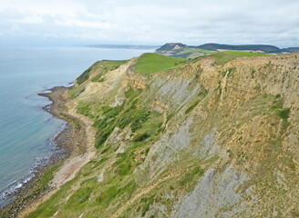 Cliffs at Eype in Dorset, England	