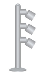 Led table lamp. vector illustration