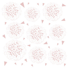 Floral background. Beautiful flowers.