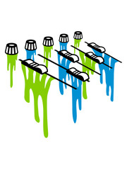 Schleim Tropfen Mischpult 