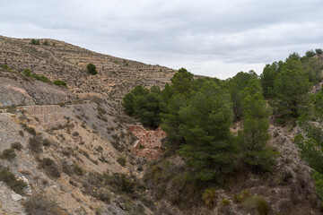 mountainous landscape in the province of Almeria