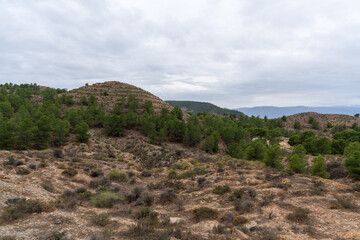 Fototapeta na wymiar mountainous landscape in the province of Almeria