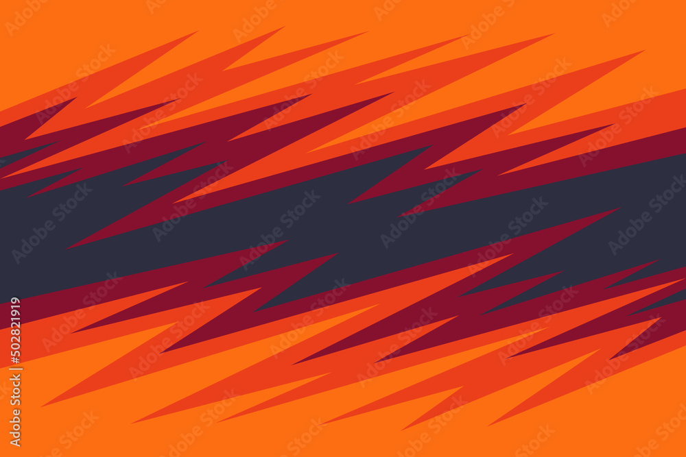 Poster abstract background with colorful and gradient zigzag pattern