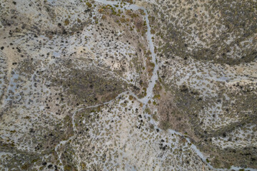 aerial photo of a mountain area