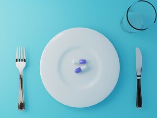 Supplements on the table plate