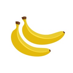 bananas vector icon color illustration