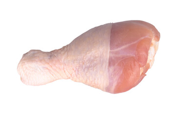 chicken drumstick fresh isolated on white background