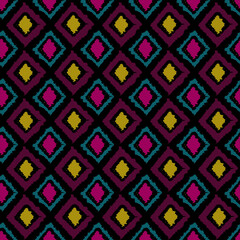 geometry abstraction doodles zigzags lines ikat 