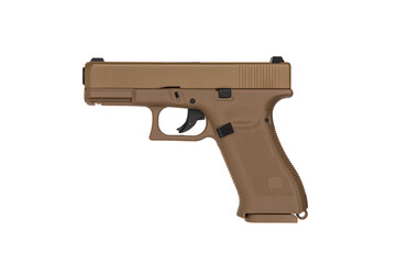 Air gun. Modern pneumatic weapon for air soft, sports and entertainment. A dummy, a copy of a real...