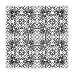 Seamless pattern floral ornament.