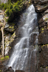 Waterfall Bystre near of The Hrinova village in central Slovakia, Europe. © Viliam