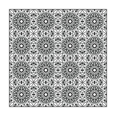Seamless pattern floral ornament.