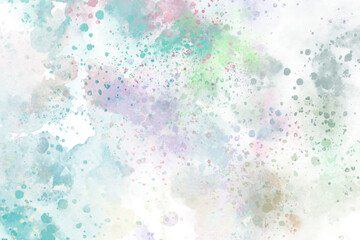 カラフルな水彩画の背景