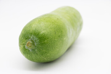 Wax gourd or Chalkumra isolate on white background