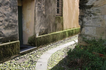 Fototapeta premium Old street in Italy | San Salvatore in Liguria, Italian Riviera