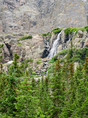 Superb river landscape in Rocky Mountain National Park