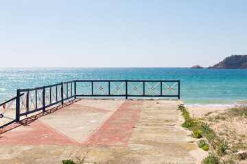 views of the mediterranean sea on the Costa Brava, in Catalonia, Spain.