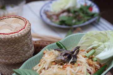 Popular Thai food called 