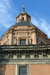 Fototapeta na wymiar Saint Andrew Church in City of Madrid, Spain
