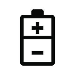 Obraz premium Battery vector icon color editable