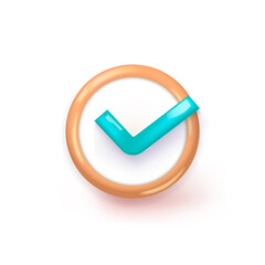 OK and Cancel vector round web buttons