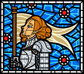 joan of arc medieval female girl woman saint warrior knight