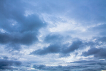 overcast sky. sky in clouds and clouds. sky before the rain.