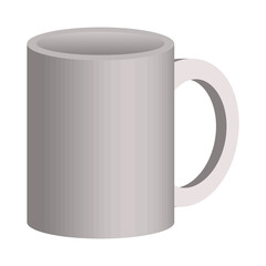 3d drinking mug or cup vector illustration for design element