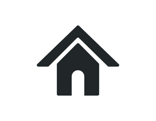 Home house work from home icon vector symbol illustration