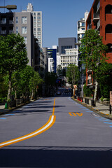 東京の赤坂9丁目で見える光景