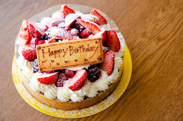 誕生日ケーキ