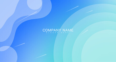 Fototapeta premium Liquid color background design. fluid gradient. Dynamic shape composition. wave shape composition Vector illustration