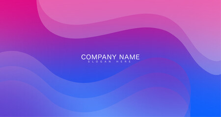 Liquid color background design. fluid gradient. Dynamic shape composition. wave shape composition Vector illustration