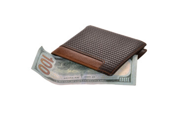 wallet isolated on white background