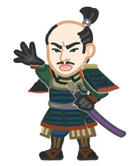 織田信長風の鎧武者