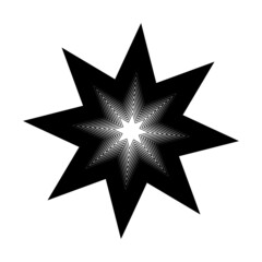 Star vector icon illustration eps - Vector