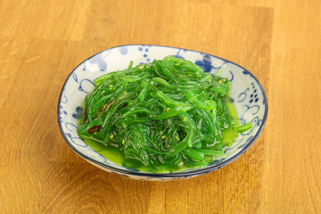 Japanese traditional seaweed salad Chukka