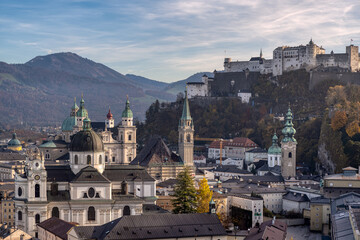 Fototapeta na wymiar Blick auf Salzburg 