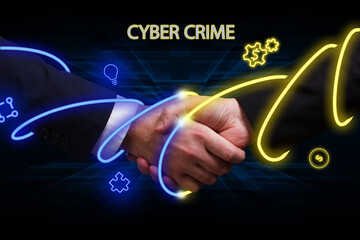 Business, Technology, Internet and network concept. Financial Graph. Stock Market chart. Forex Investment: Cyber crime
